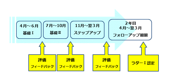 研修期間の流れ